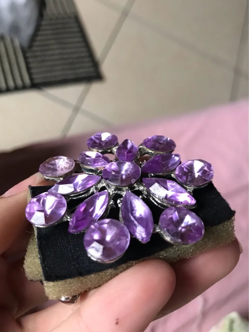 Broche lilás  - Foto 2