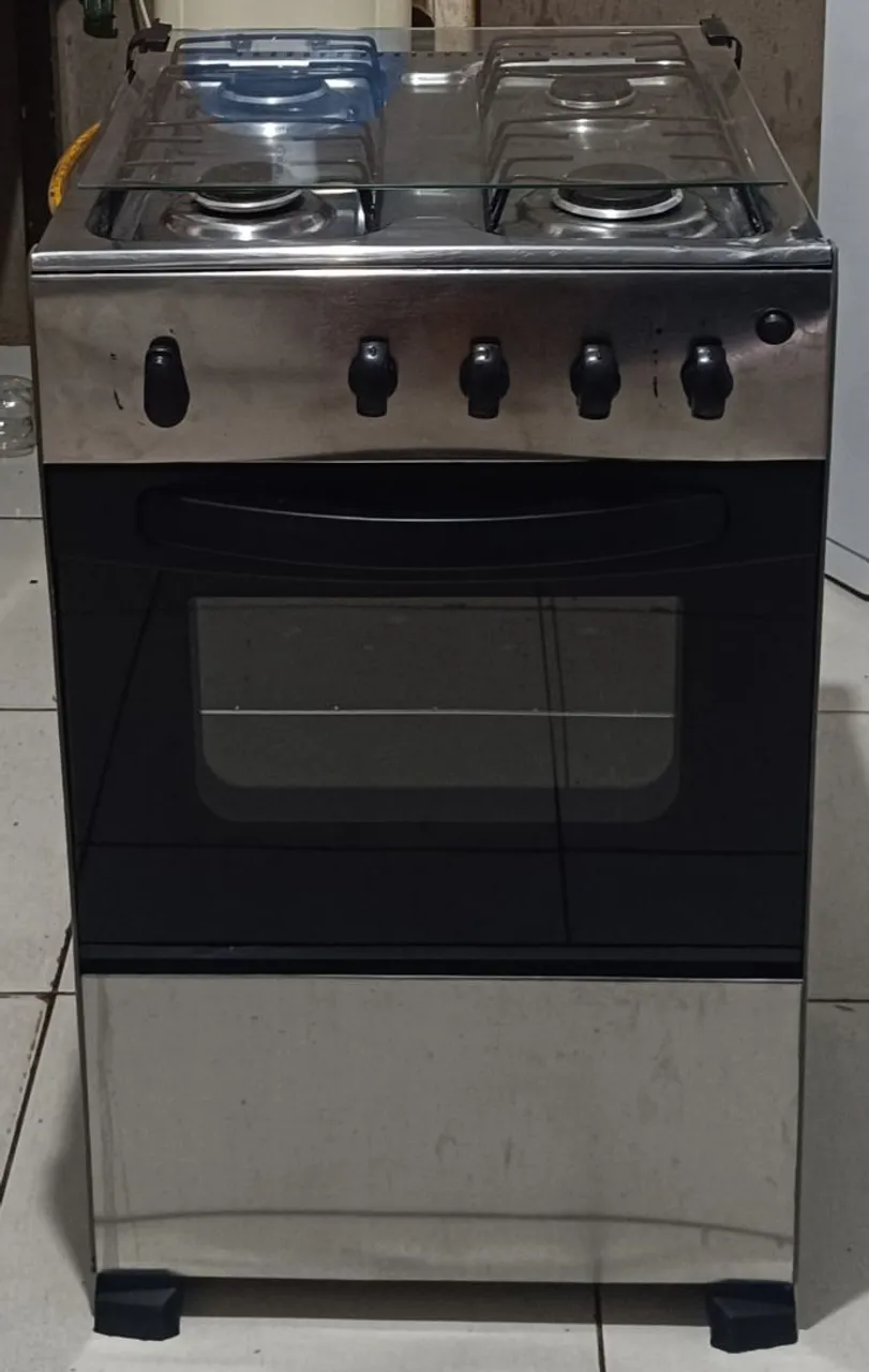 Vendo fogão 4 bocas Esmaltec Inox ENTREGO