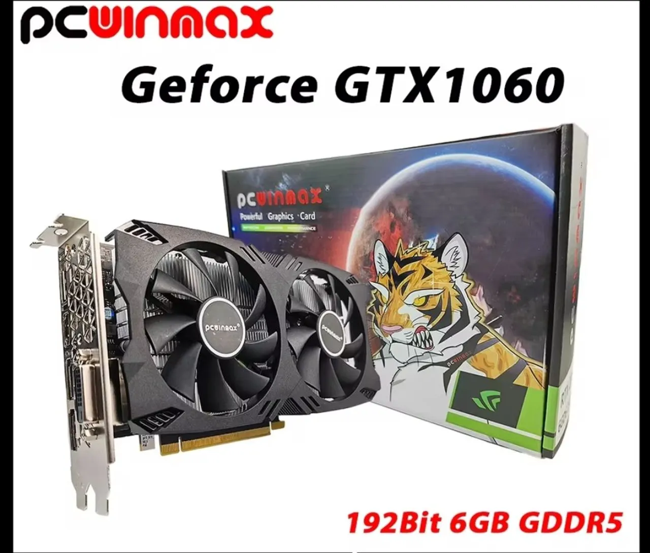 Placa de Vídeo GeForce GTX 1060 6GB PCWINMAX