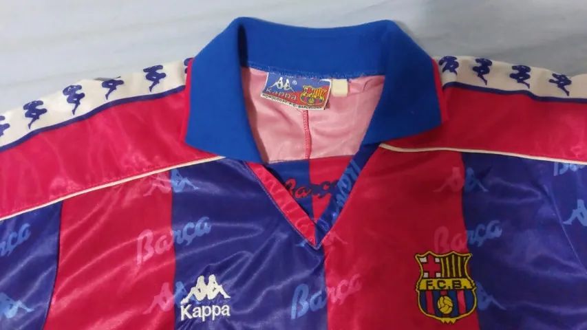 Camisa Barcelona Kappa 94/95 n10 ( Romário ) G - Roupas - São