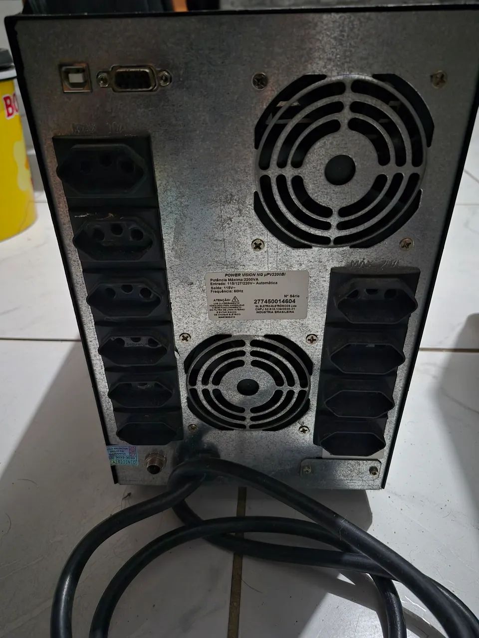No-break SMS POWER VISION 2200VA Bivolt, saida 115V. - Foto 3