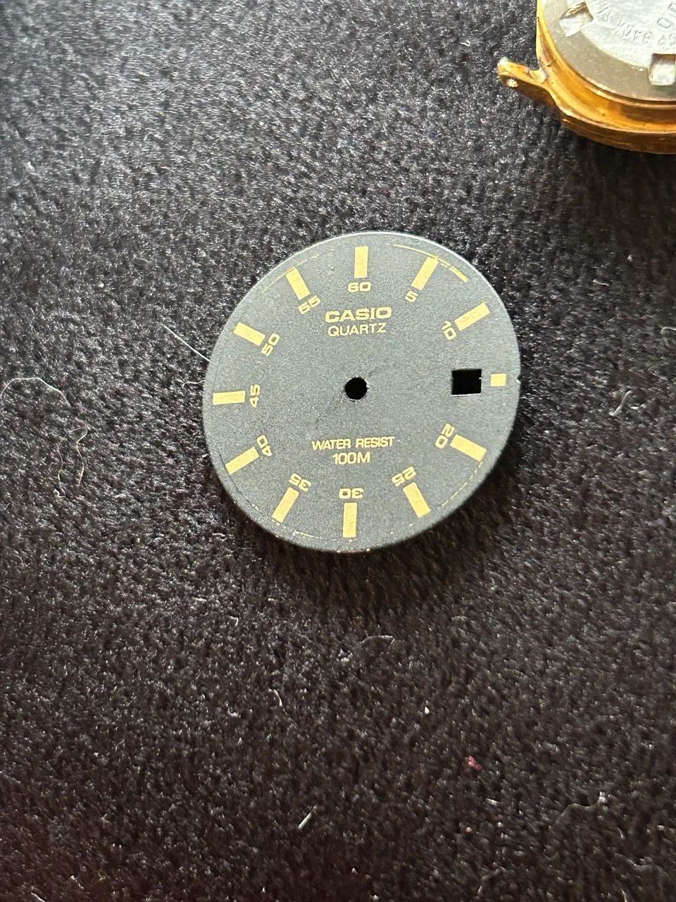 Mostrador Do Antigo  Casio QUARTZ 100M WR COM DATADOR - Foto 2