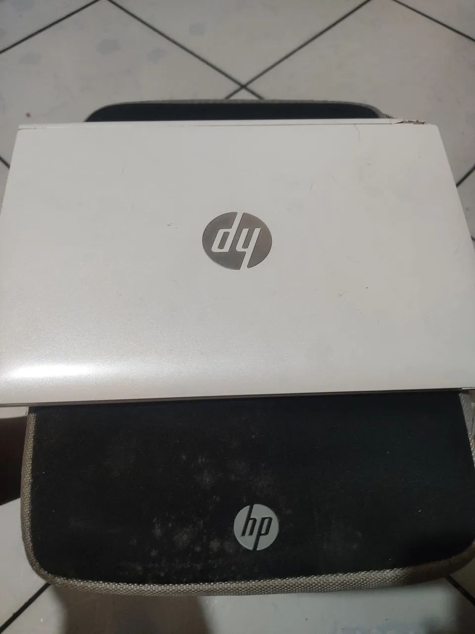 Notebook Hp branco 