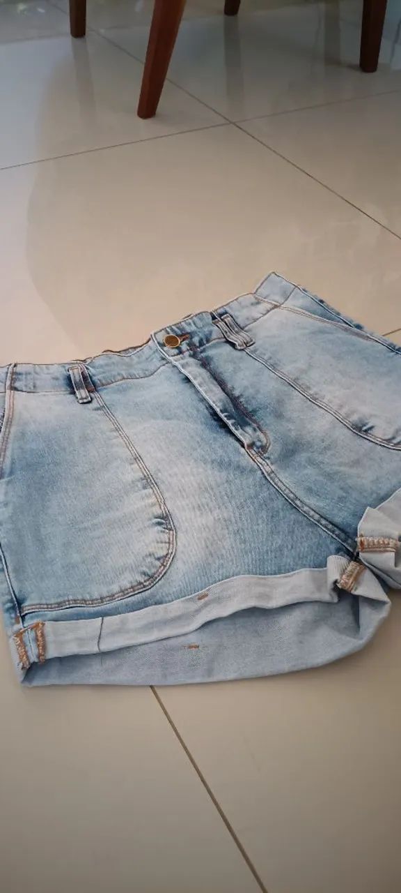 Short jeans claro - Foto 3