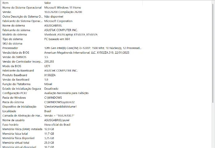 Notebook Asus Vivobook - i3 - 12GB - 256GB SSD - Foto 5