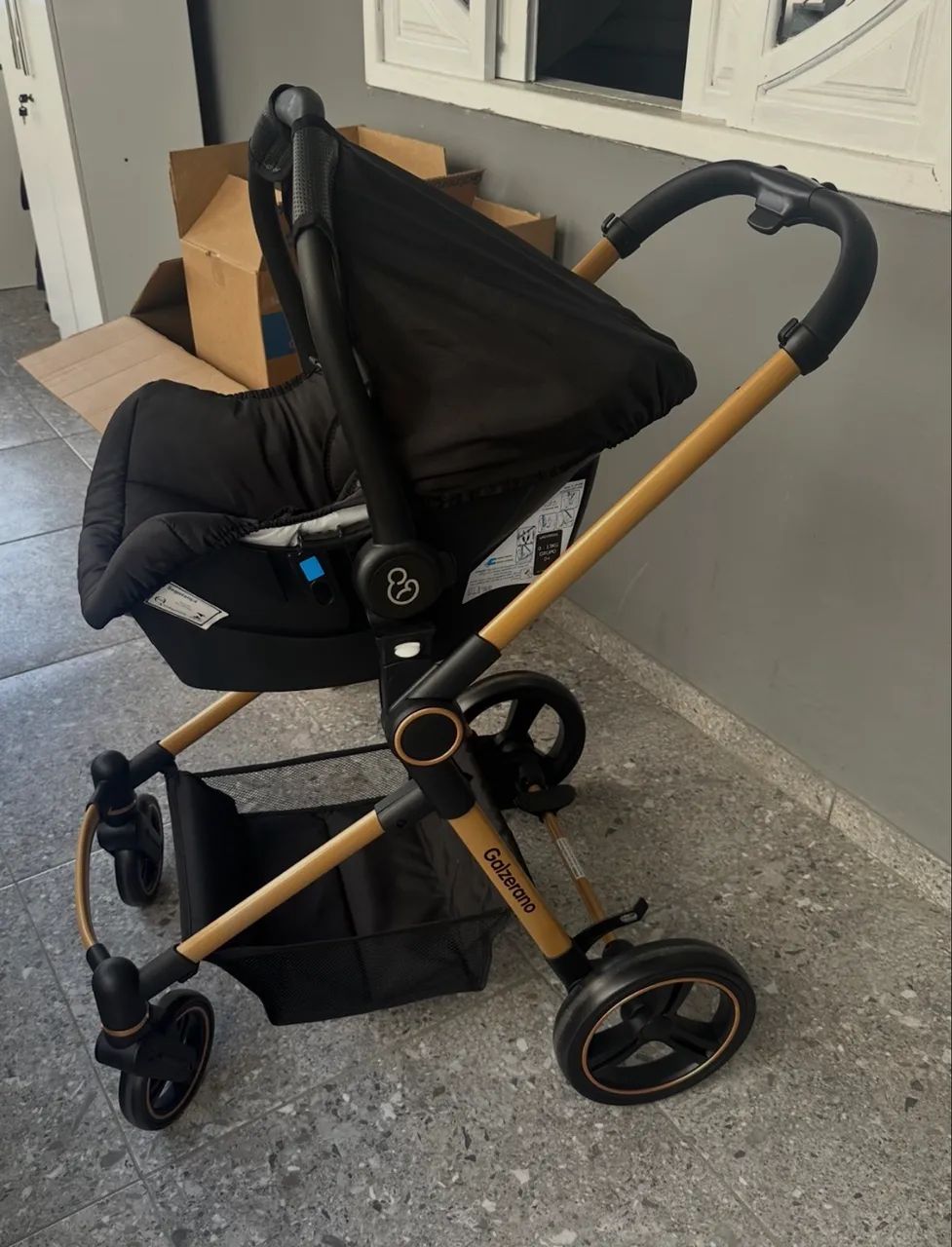 CARRINHO DE BEBÊ + bebê conforto GALZERANO - Foto 2