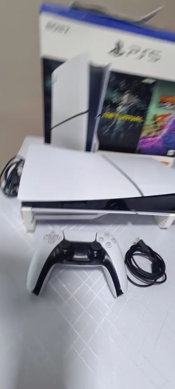 PS5 Slim 1TB (Com Leitor de Disco)  - Foto 2