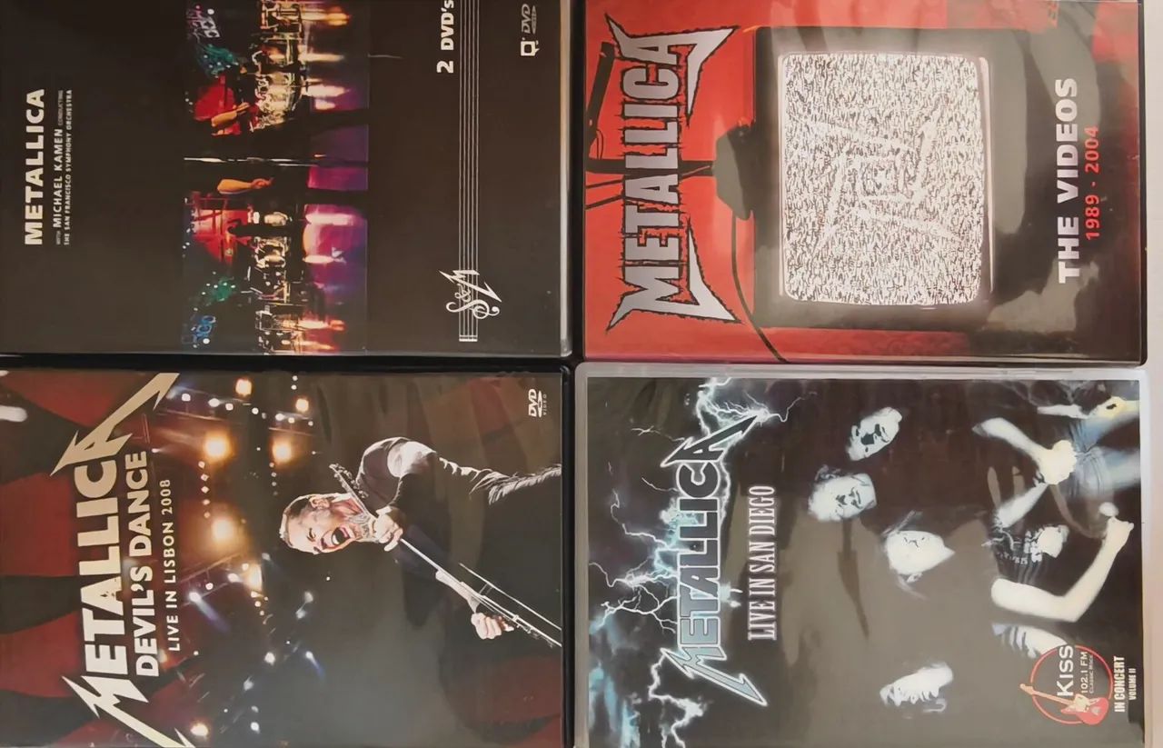 Coleção CD's e DVD's do Metallica - Foto 2