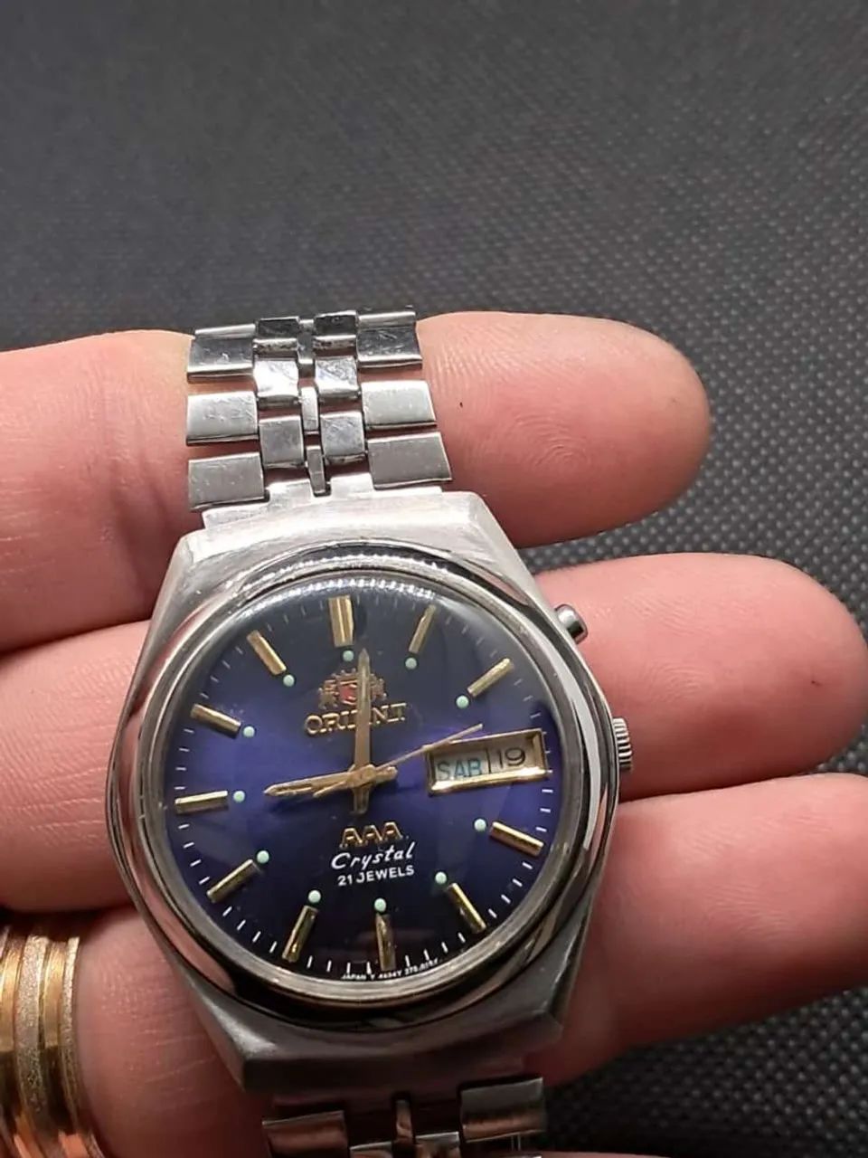 Orient automático fundo azul  - Foto 4