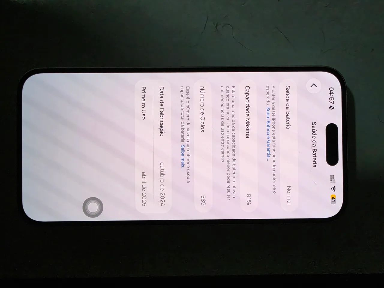 iphone 16 PLUS 258GB Branco - Foto 2