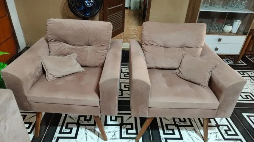 Conjunto Sofá 2 lugares + 2 cadeiras - Foto 2