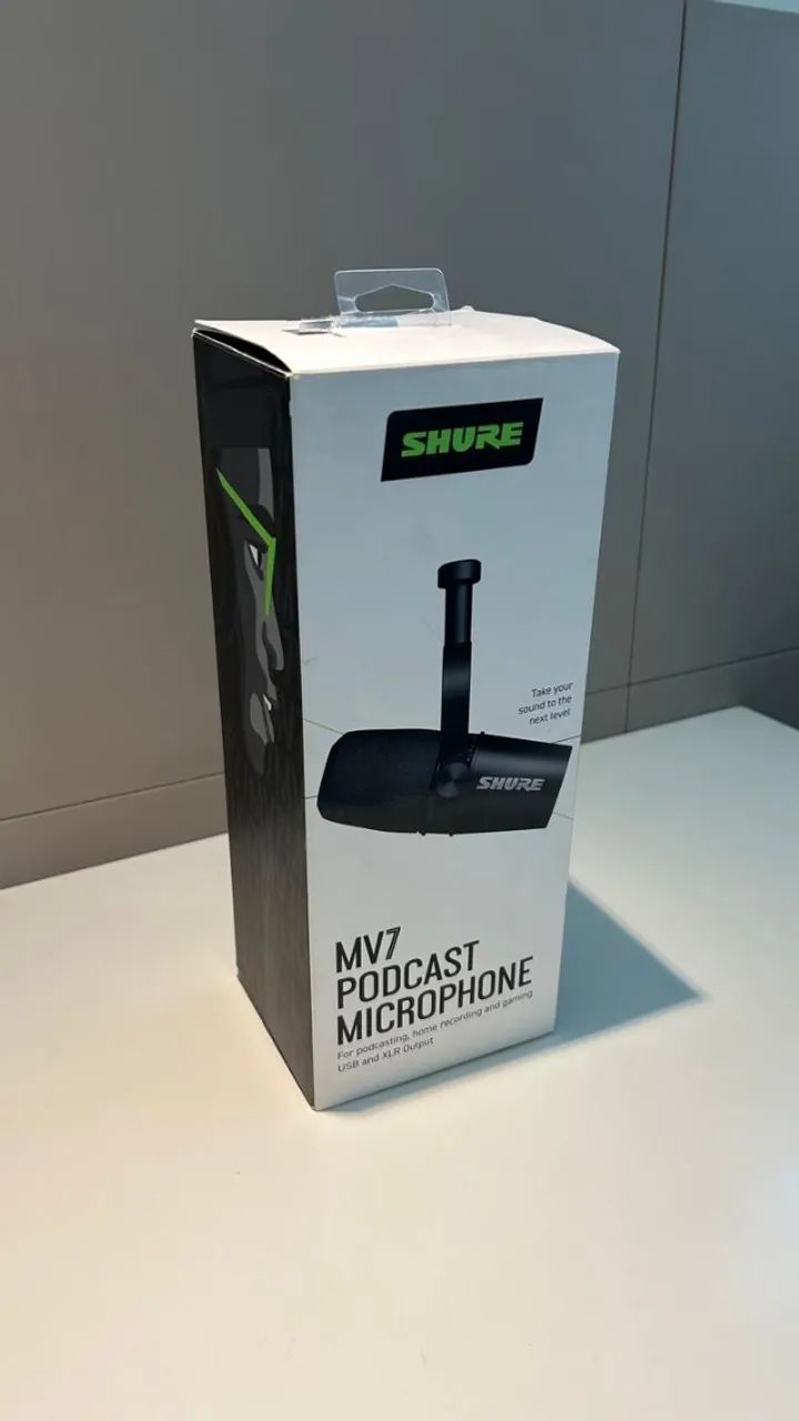 Microfone Shure MV7 USB/XLR Original na Caixa - Excelente Estado  - Foto 2