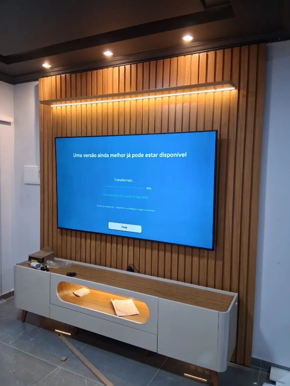 Rack com Painel Nobre - Luxo, Iluminação LED e Design Premium - Foto 4