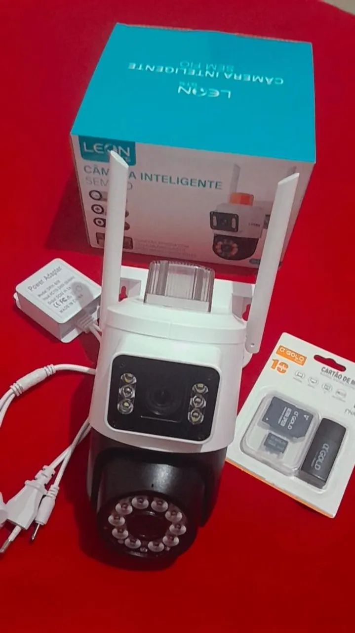 CÂMERA DUPLA VIA WI-FI GIRO 360º 