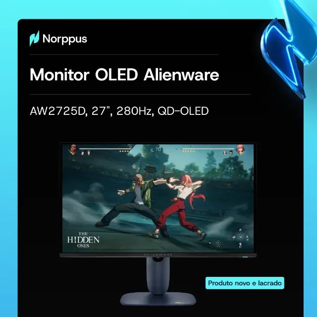 Monitor Gamer Alienware 27 QD-OLED de 280Hz