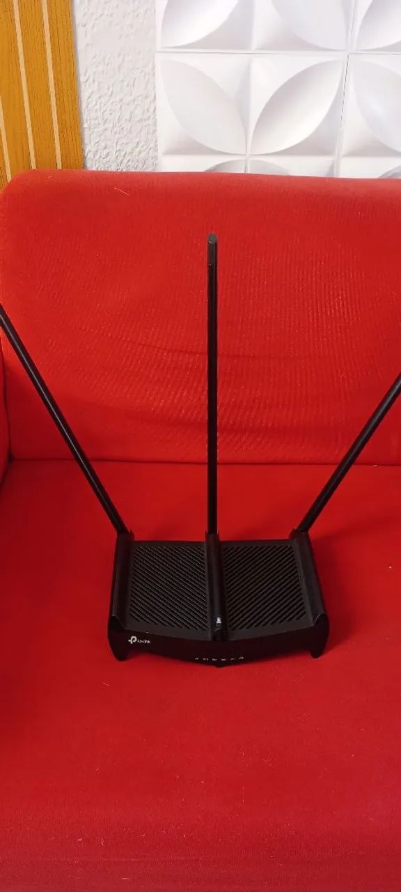 Roteador tp-Link preto funcionando perfeitamente  - Foto 3