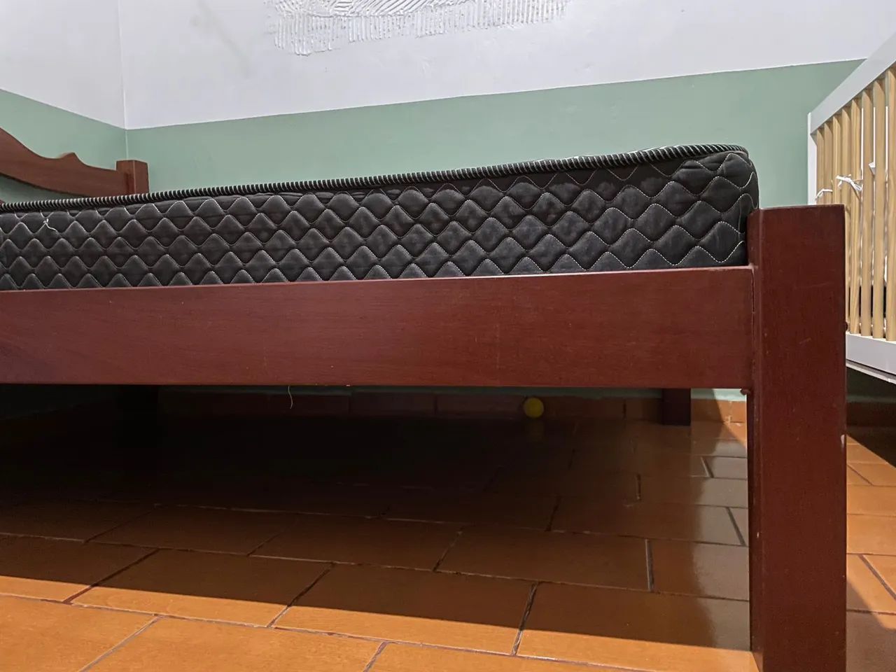 Cama de madeira + colchão  - Foto 5