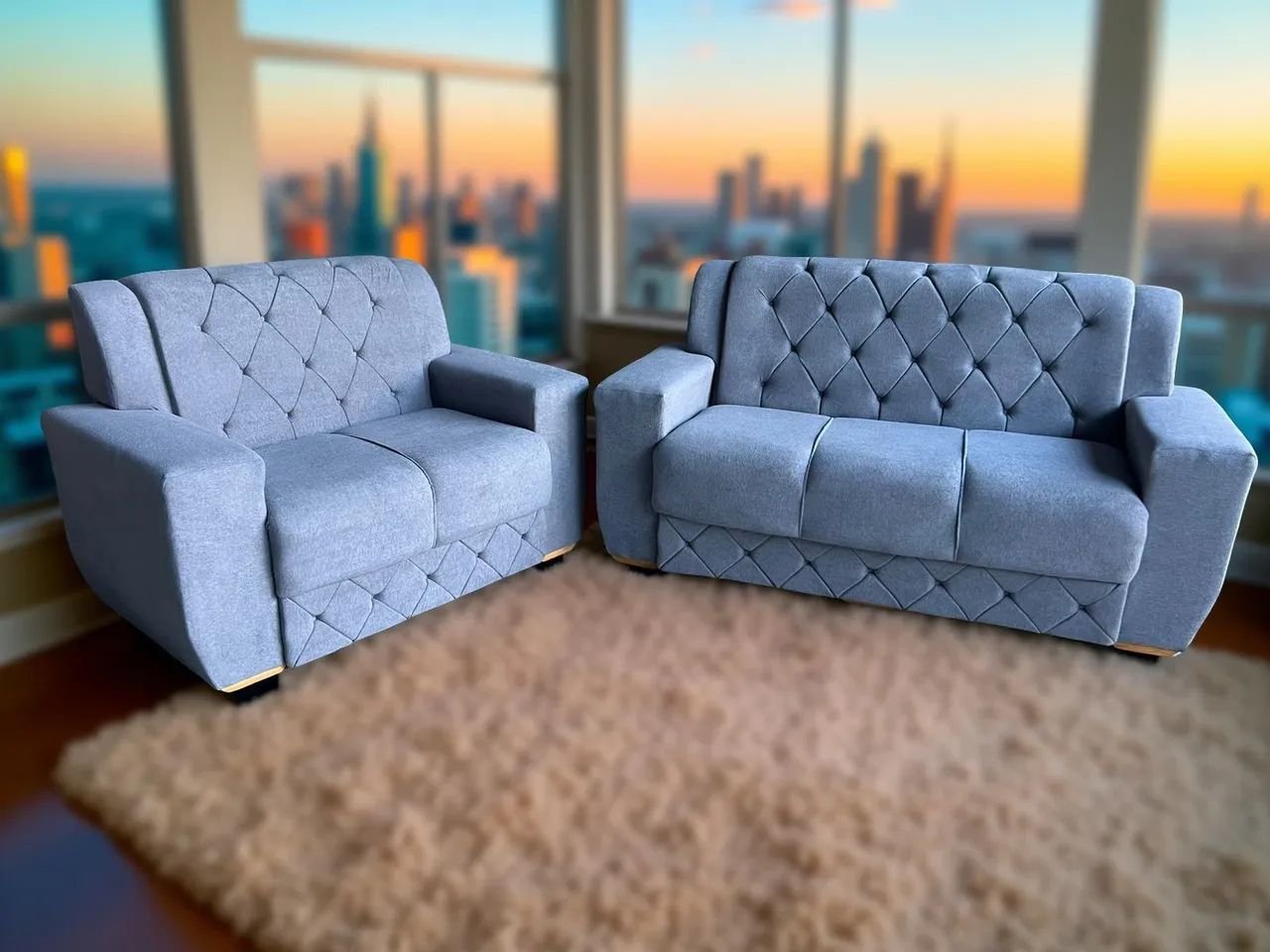 Sofá dois e três lugares 