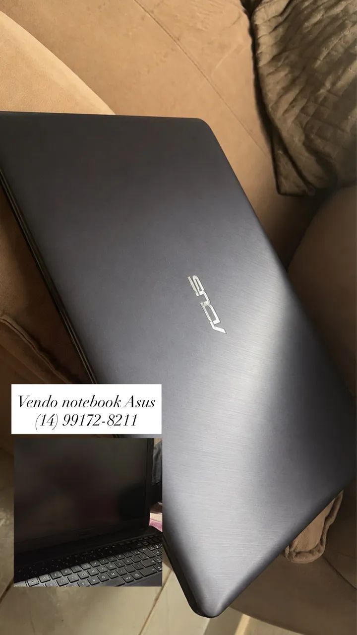 NOTEBOOK ASUS + FONTE - Foto 2