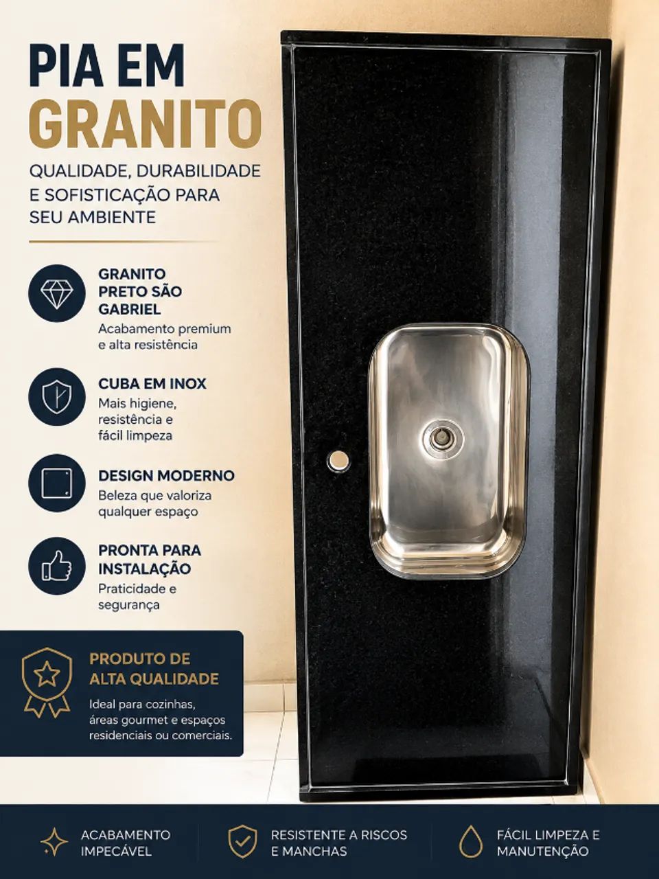 Mesa de granito  - Foto 2