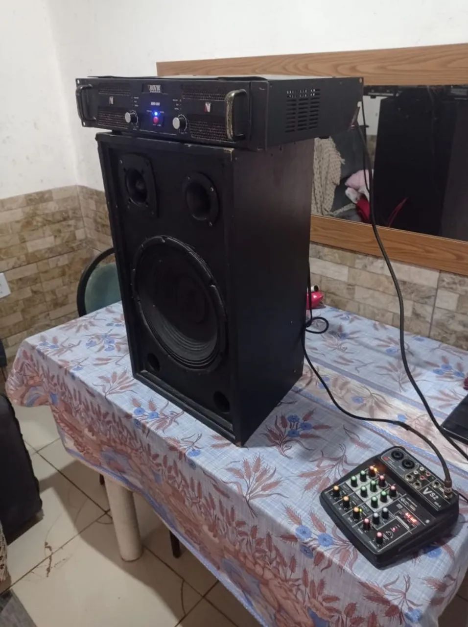 Caixa de som, mesa, amplificador  - Foto 2