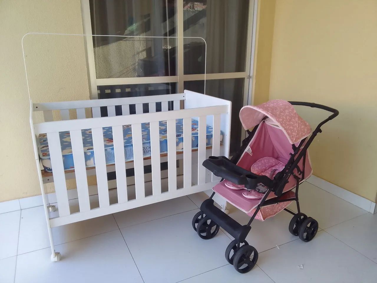 Berço e carrinho de bebê  - Foto 4