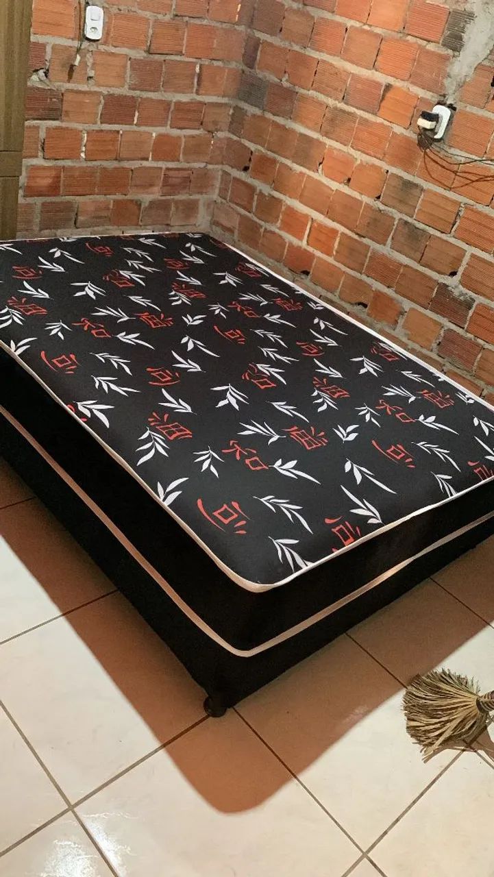 Cama Box Casal de Molas com Espuma Nova - Foto 3