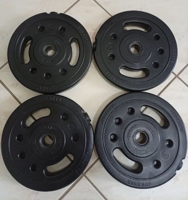 VENDO 4 ANILHAS DE 5 KG - POLIETILENO