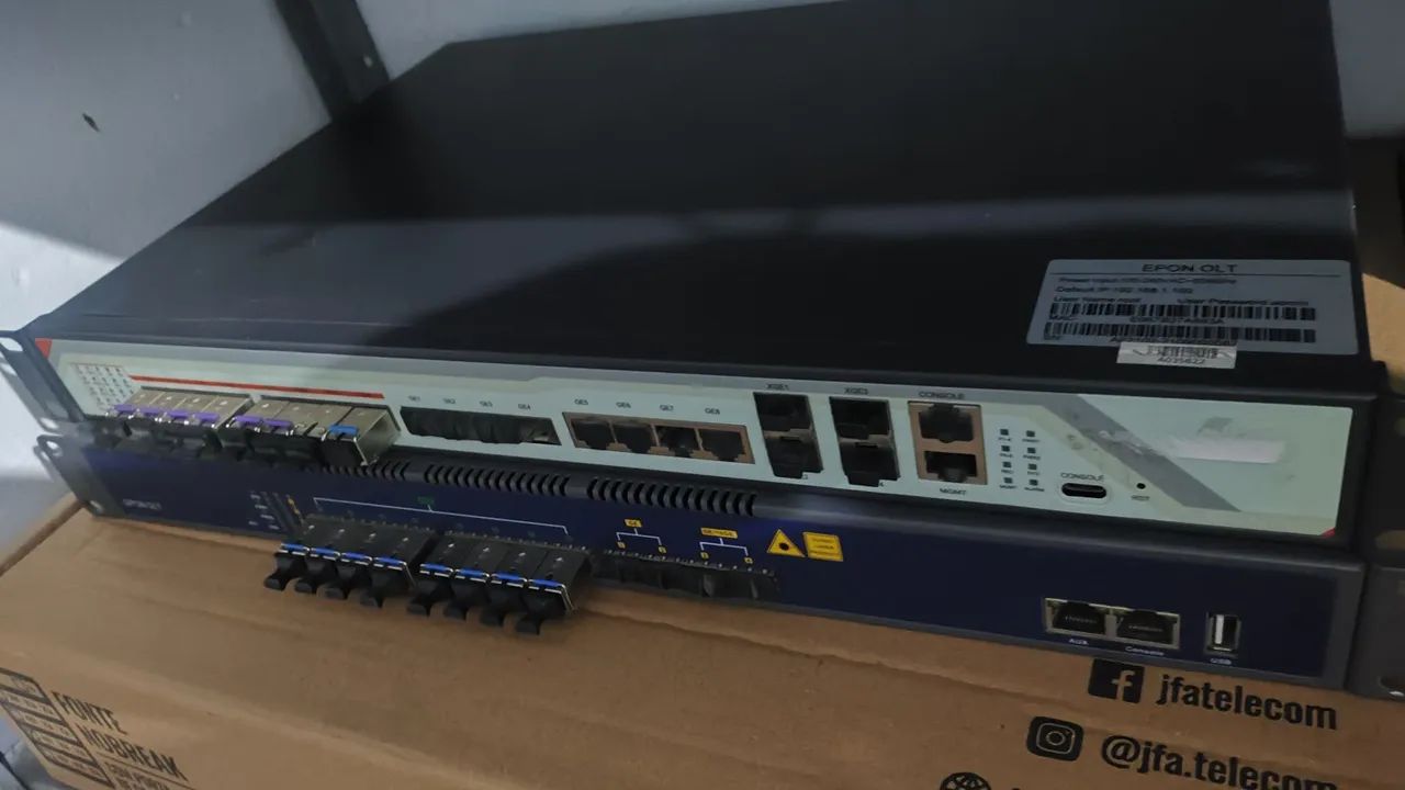 Olt Epon cdata 8 portas
