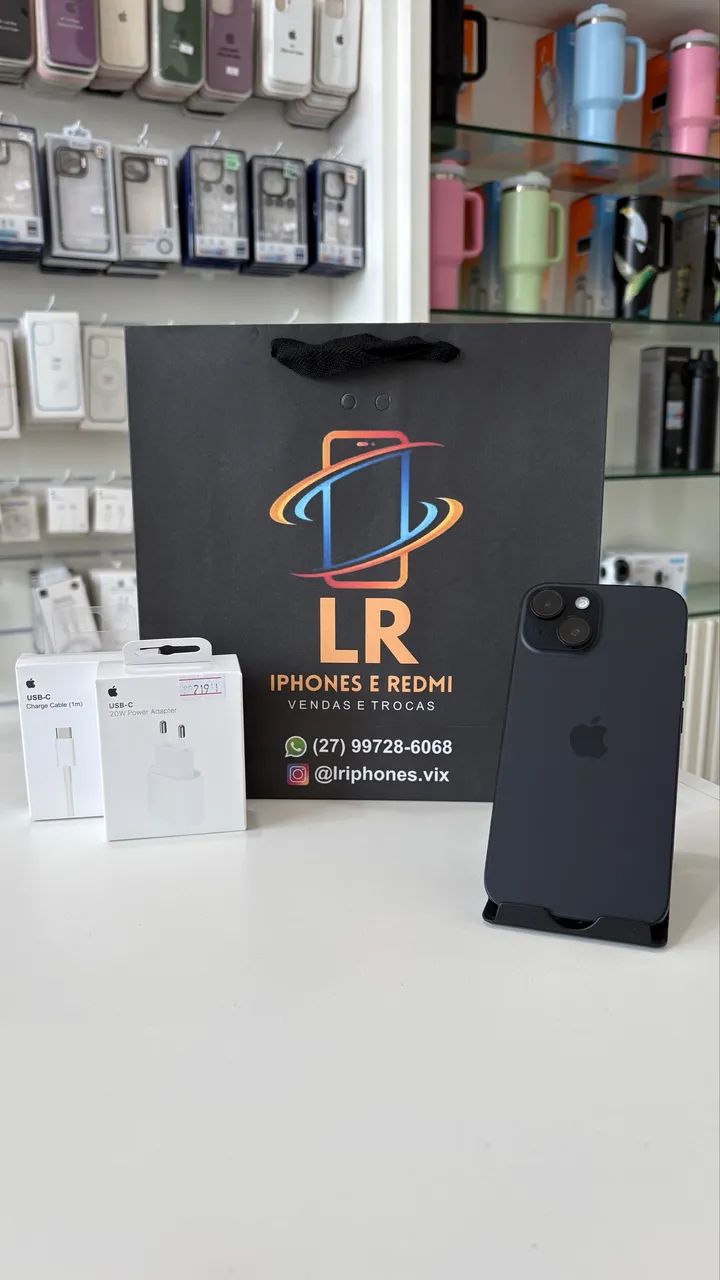 iPhone 15 128GB preto  - Foto 2