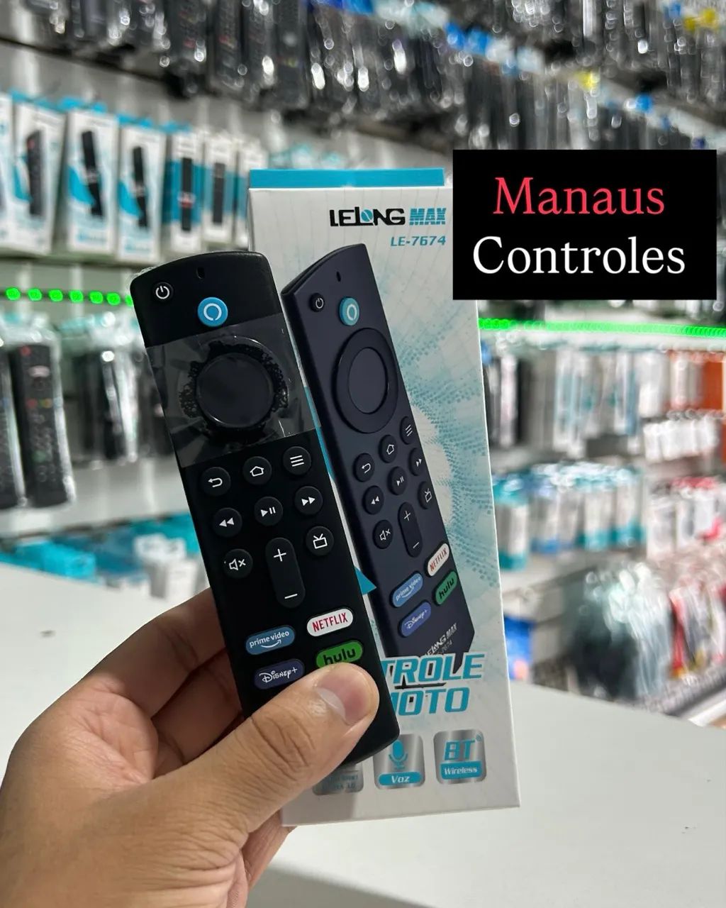 Controle Bluetooth para Fire Stick Amazon  