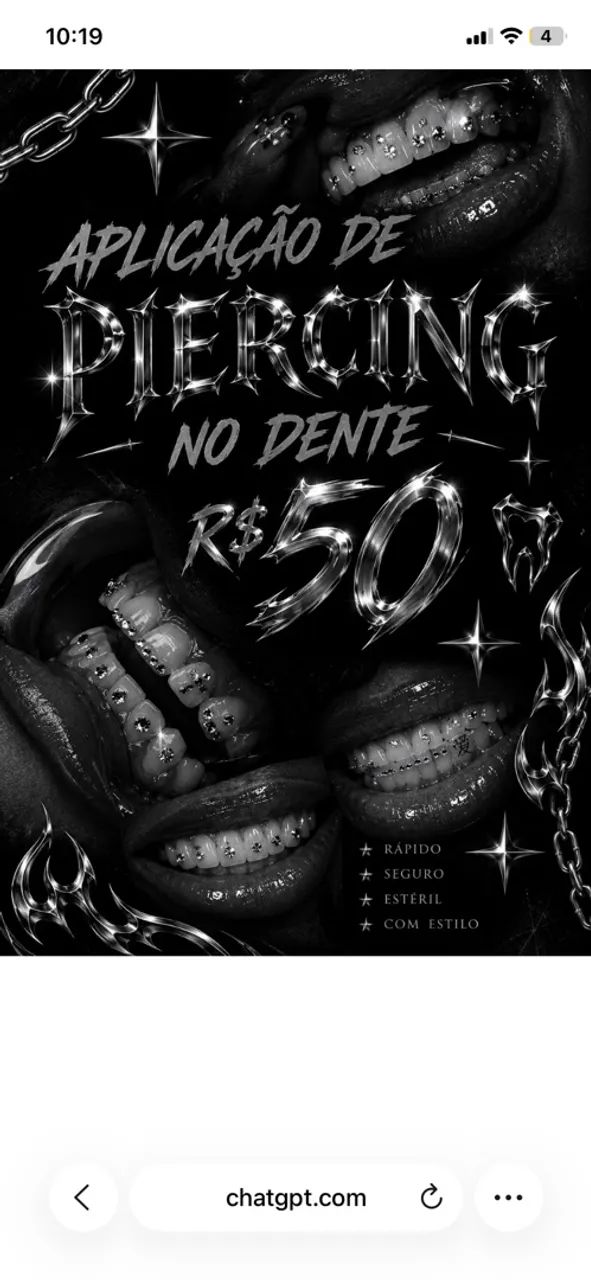 Piercing dental 50,00