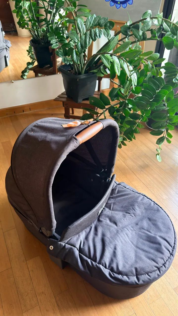 Carrinho bebê ABC Design + Moisés + Bebê conforto + Isofix - Foto 3