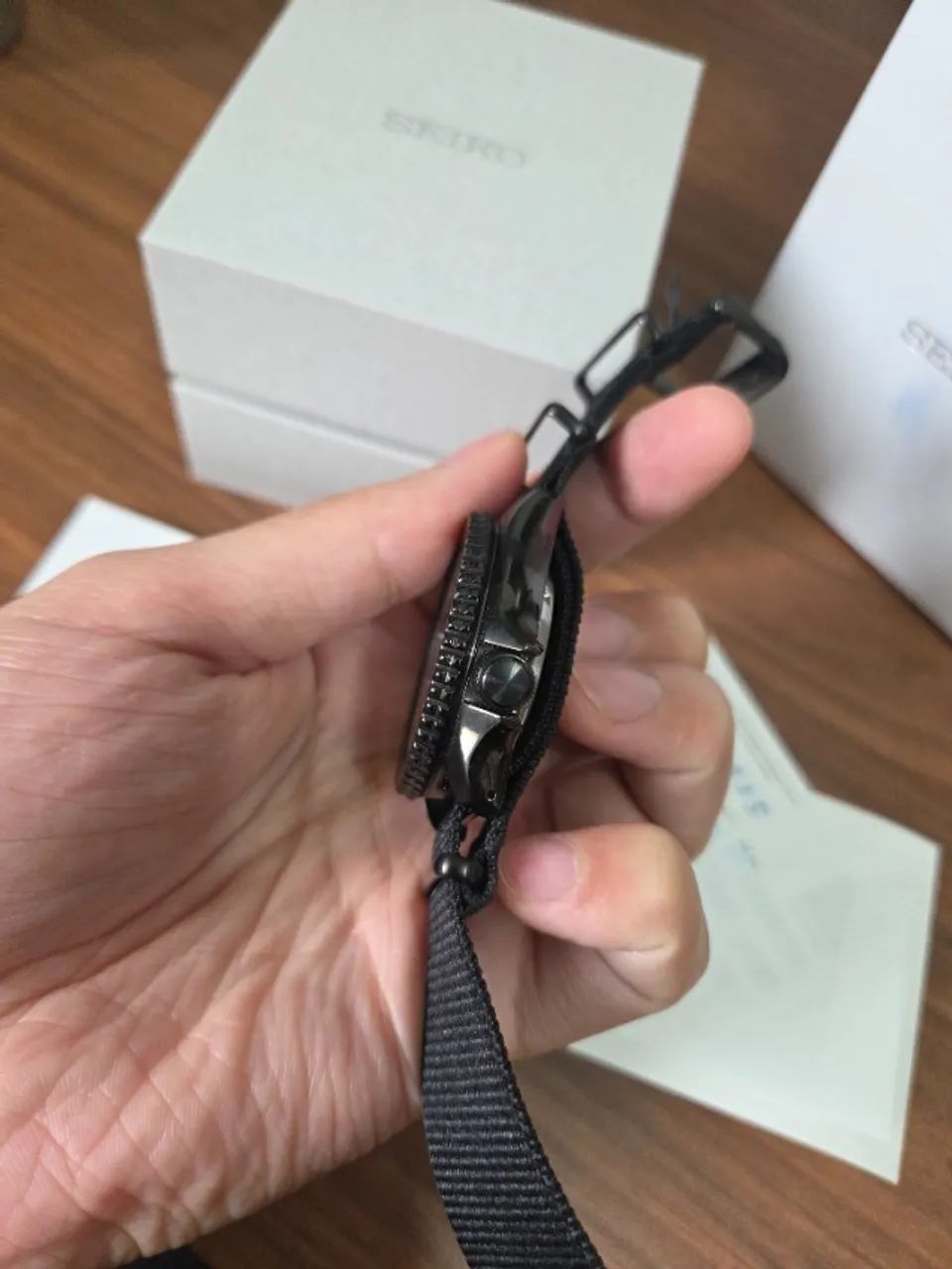 Relógio Seiko 5 Sports Automático SBSA173 Preto - Foto 5