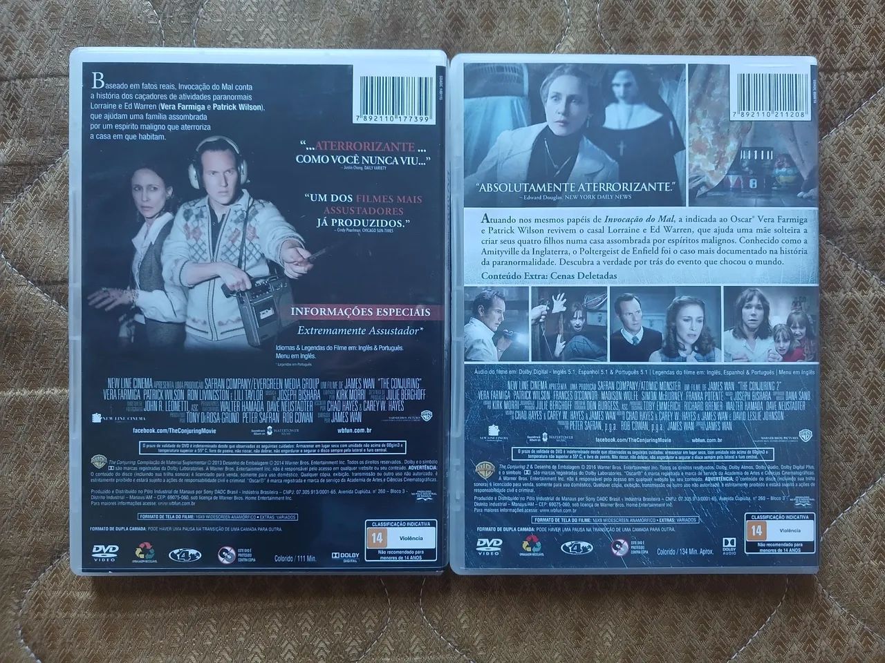 DVDs Invocação do Mal 1 e 2 - Os melhores da saga!! - Foto 2