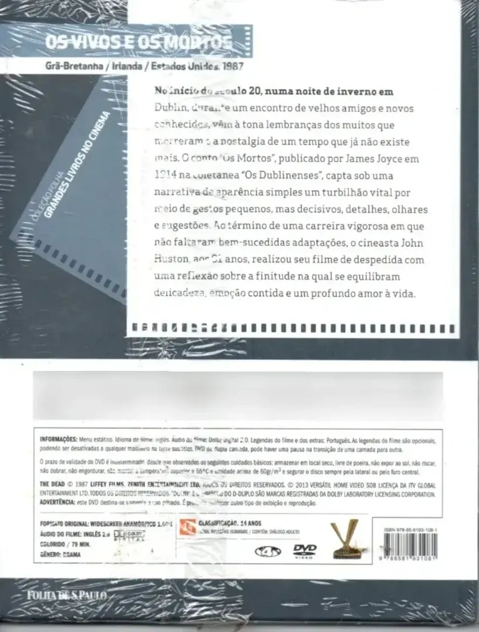 Dvd Livro Os Vivos E Os Mortos - Foto 2
