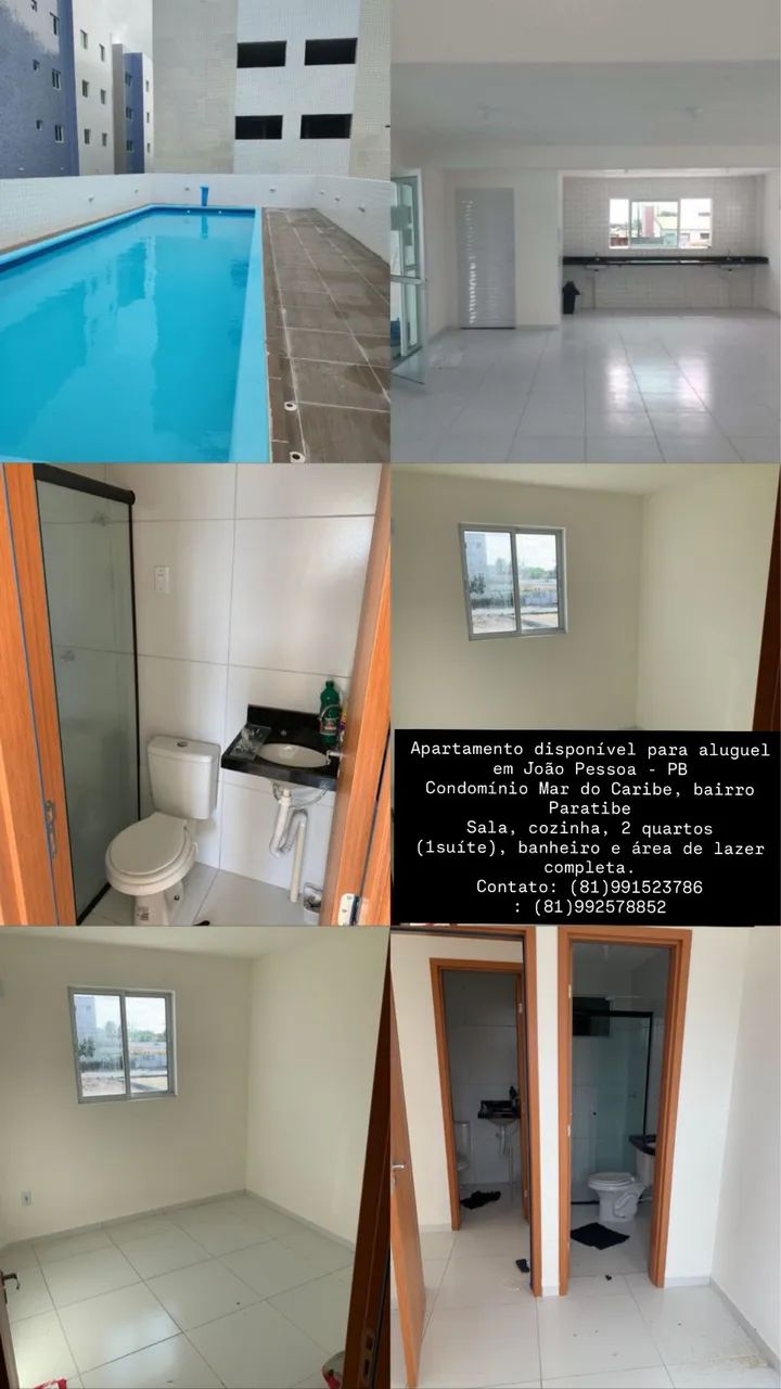 Alugo apartamento em João pessoa - Paratibe 