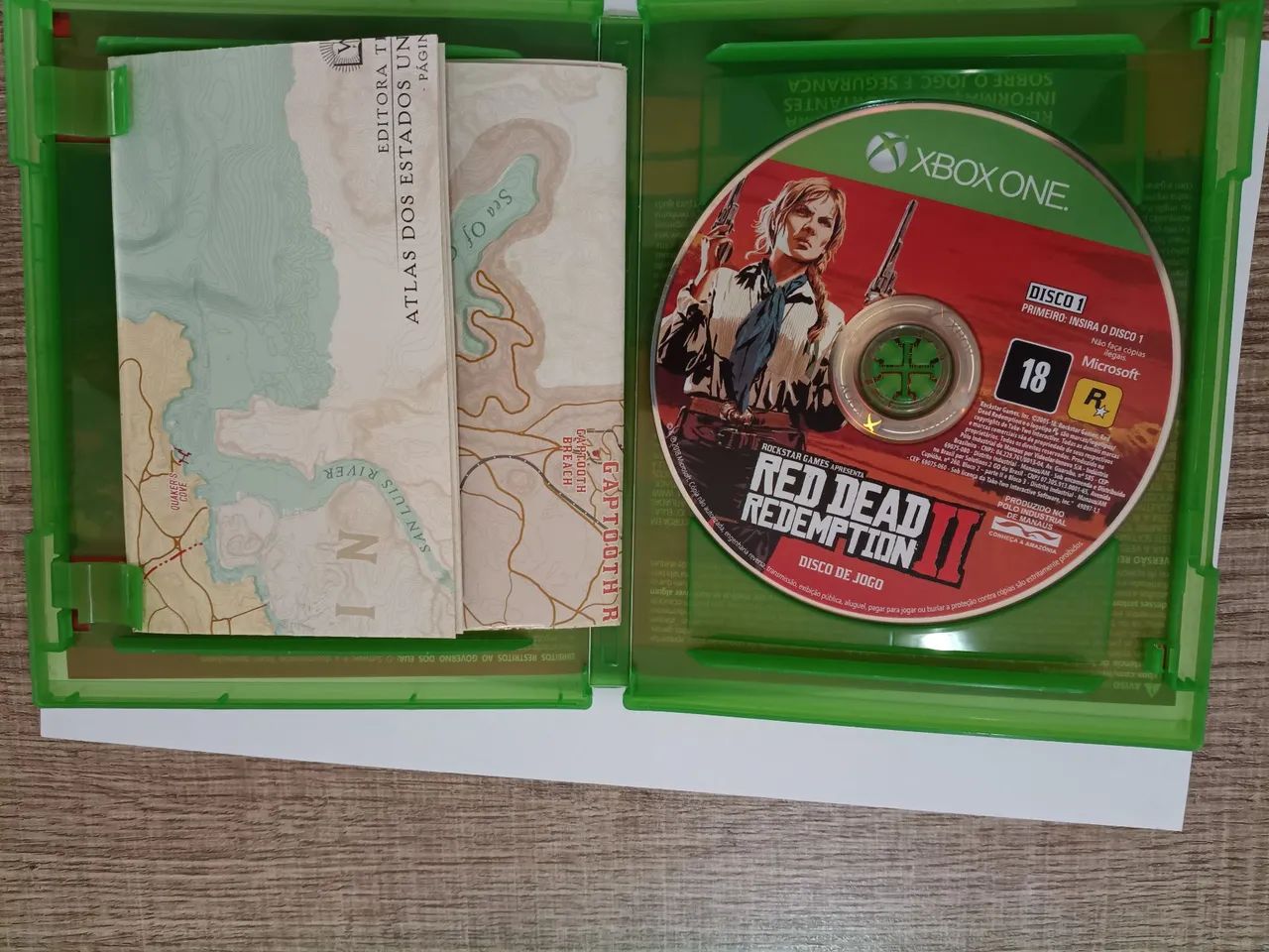 Jogo Red Dead Redemption 2 cd duplo( impecável+ Mapa) - Foto 3