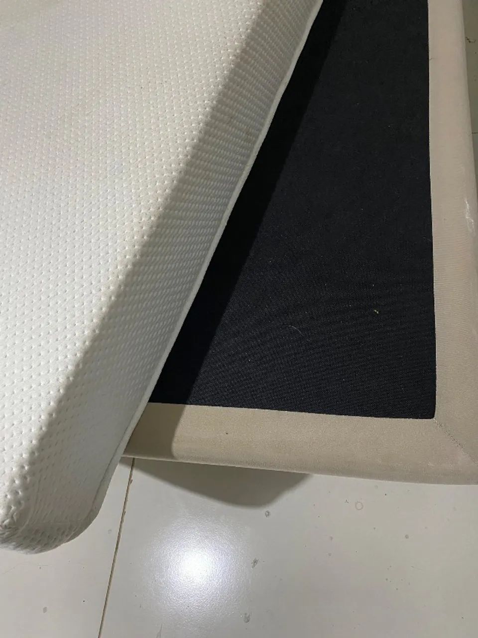 Cama completa no melhor preço: Colchão Ema e baú da Ortobom  - Foto 3