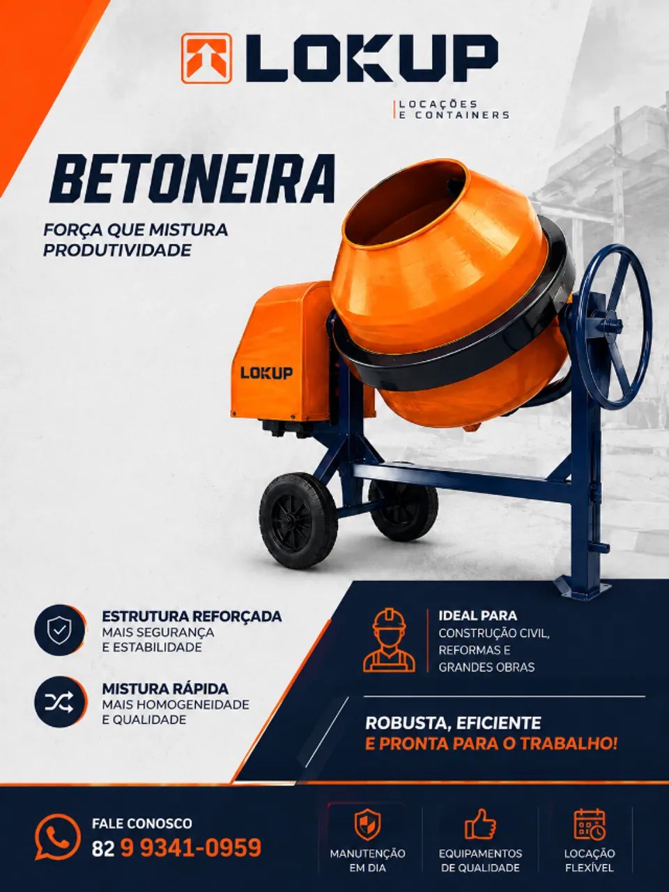 LOKUP LOCAÇÕES DE EQUIPAMENTOS PARA CONSTRUÇÕES E REFORMAS EM GERAL.  - Foto 3