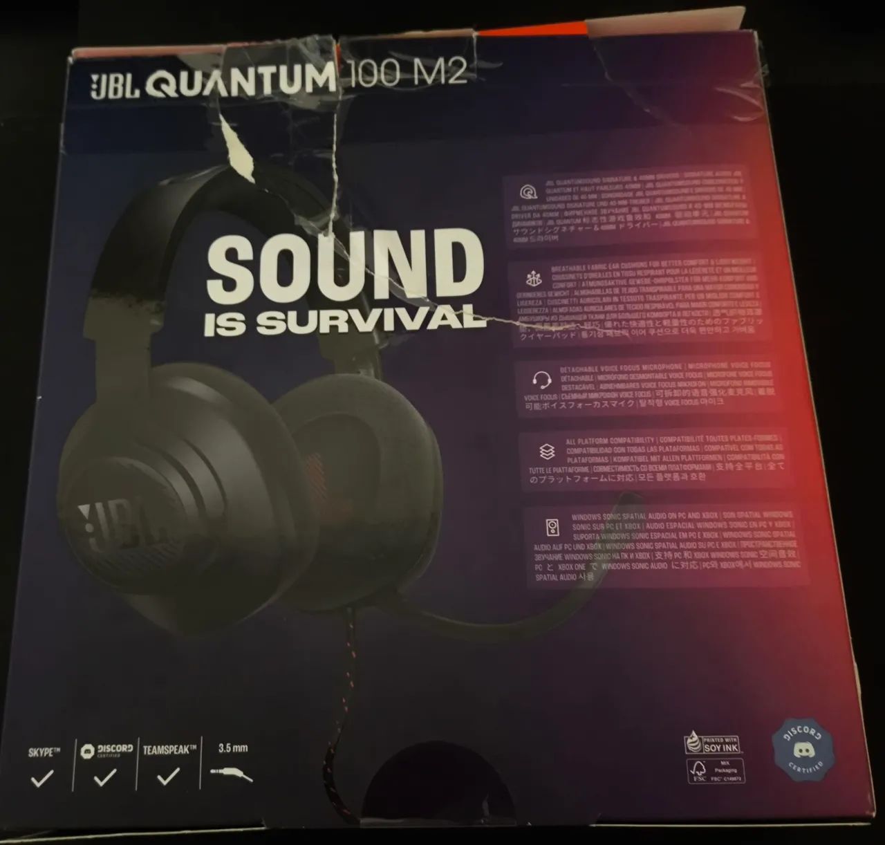 JBL Quantum 100M2 [USADO] - Foto 5