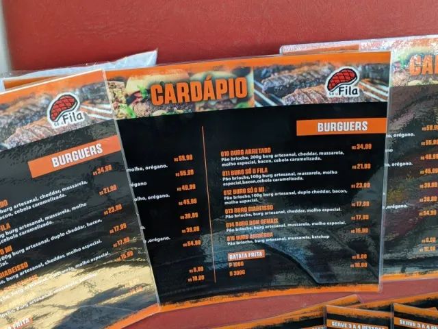 Cardápios para restaurantes e churrascarias