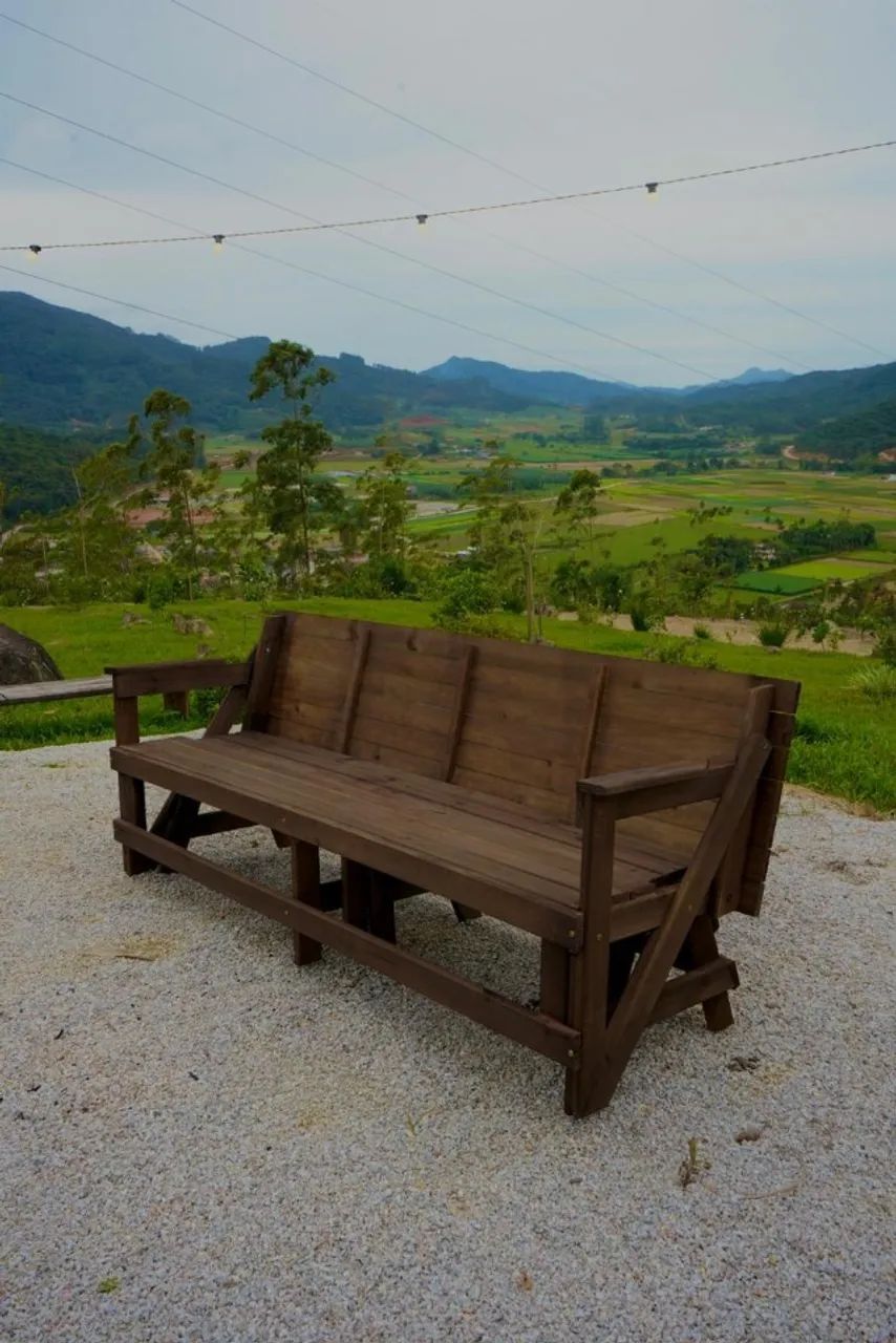 Banco que vira mesa - 2 metros - Foto 2