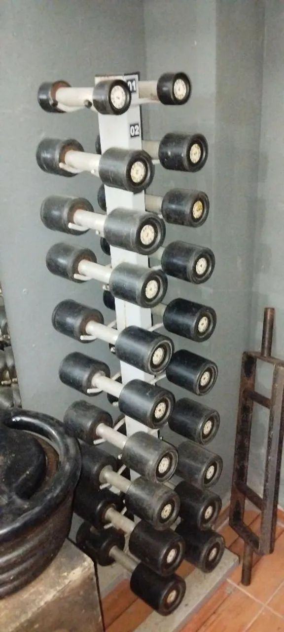 Jogo de halteres 1 ao 10kg - Foto 3
