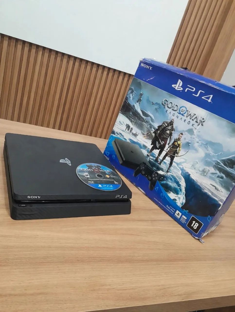 PS4 Slim 1 TB Controles e Caixa - R$ 1.499 - Foto 3