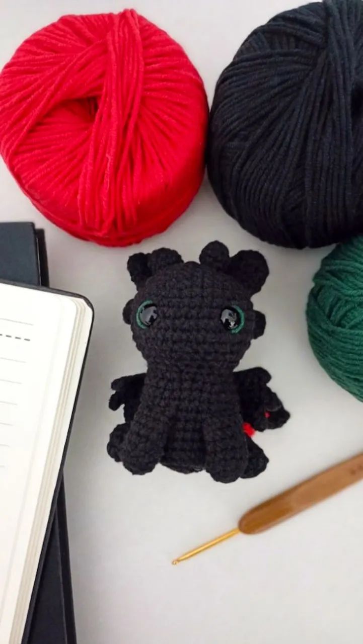 Amigurumi Banguela e Fúria da Luz - Foto 4