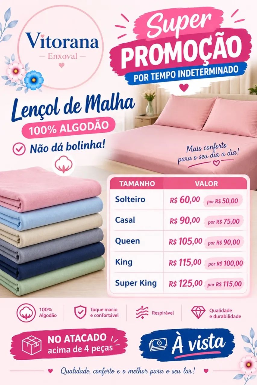 Super promoção de lençóis  - Foto 2