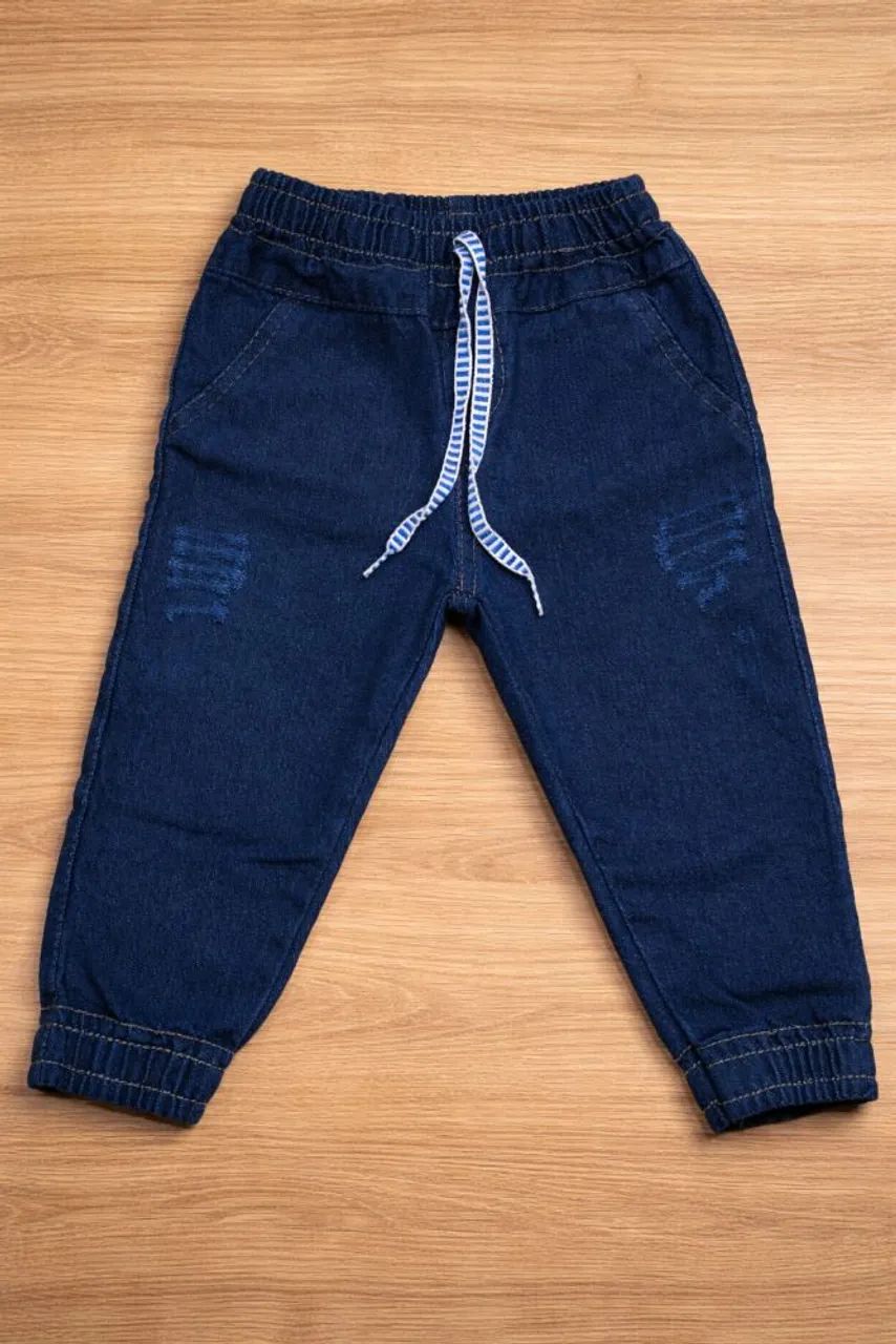 Calça jeans jogger Tam 08 - Foto 2