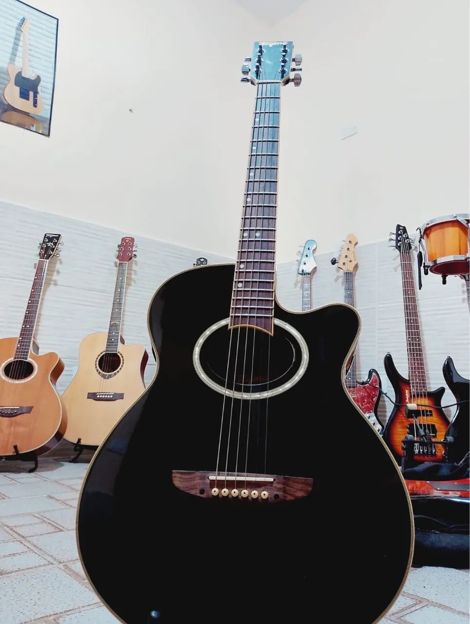 Violão Dallas perfeito estado - Foto 3