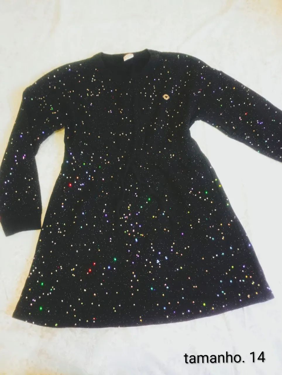 Vestido preto moletinho - Foto 3